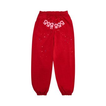 パンツ NICK NAME Buy Sp5der Number 555 Sweatpants 'Red' - 2406 100000204N5S