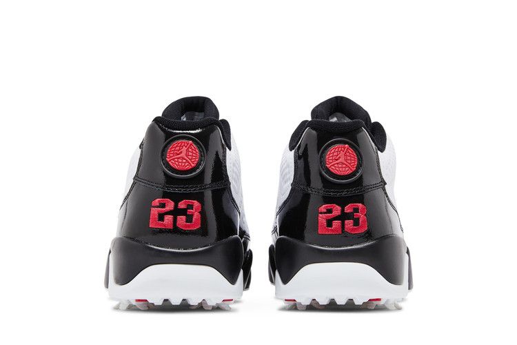 Air Jordan 9 Low Golf White Black True Red