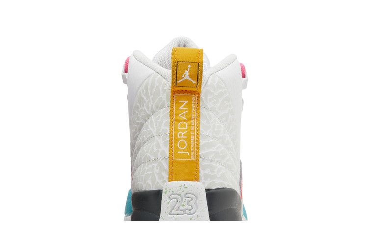 Air Jordan 12 RETRO Gs White Vapor Green