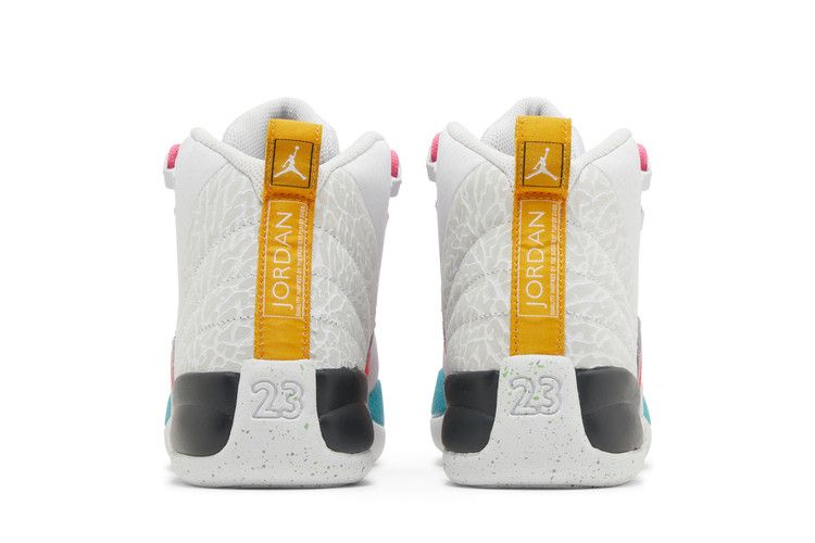 Air Jordan 12 RETRO Gs White Vapor Green