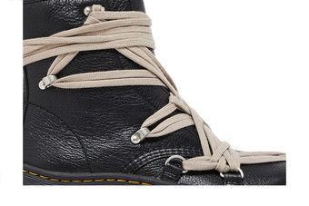 Dr. Martens X Rick Owens 1460 Dmxl Megalace Boot Black Price in