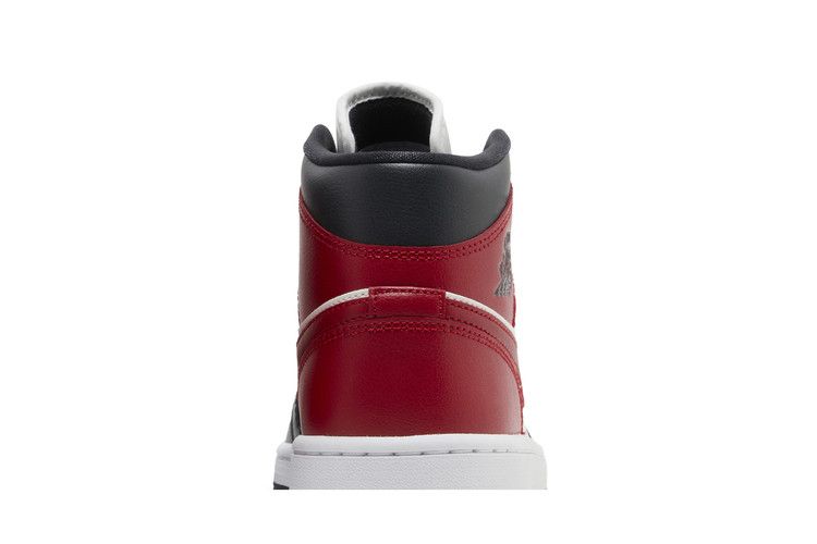 Air Jordan 1 Mid Gym Red Off Noir W