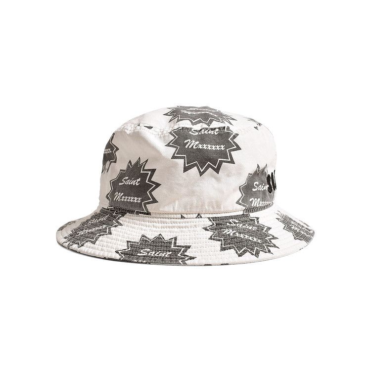 帽子 SAINT Mxxxxxx bucket hat white Buy SAINT Mxxxxxx Saint Bucket Hat 'White' - SM A23 0000 064 | GOAT