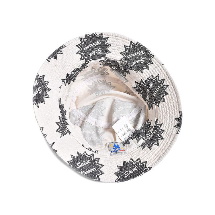 帽子 SAINT Mxxxxxx bucket hat white Buy SAINT Mxxxxxx Saint Bucket Hat 'White' - SM A23 0000 064 | GOAT CA