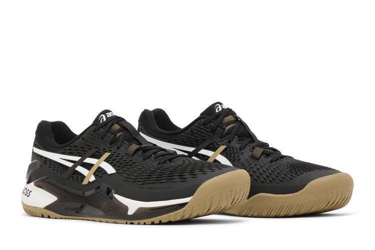 Asics Gel Resolution 9 Black Camel