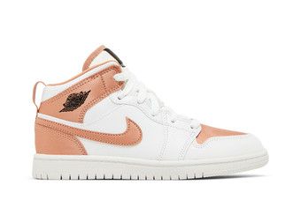 White and rose sales gold jordans