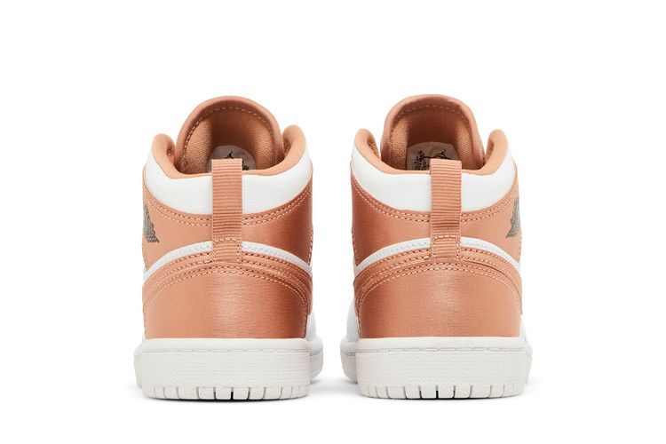 Air Jordan 1 Mid Ps White Rose Gold