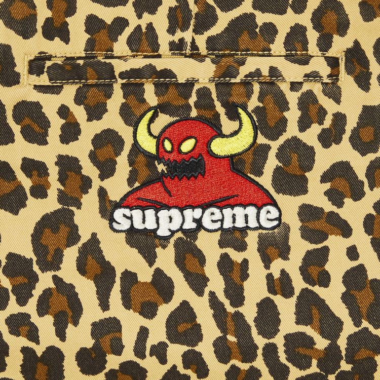 Buy Supreme x Toy Machine Work Pant 'Leopard' - SS24P25 LEOPARD | GOAT