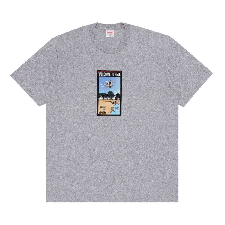 Buy Supreme x Toy Machine Welcome To Hell Tee 'Heather Grey