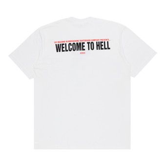 Buy Supreme x Toy Machine Welcome To Hell Tee 'White