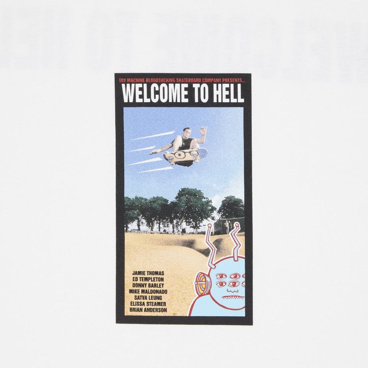 Buy Supreme x Toy Machine Welcome To Hell Tee 'White' - SS24T4