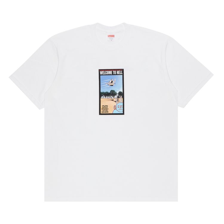 Supreme x Toy Machine Welcome To Hell Tee 'White'