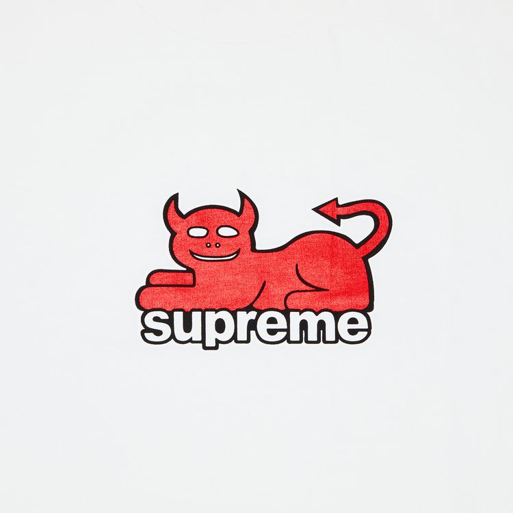 Buy Supreme x Toy Machine Devil Cat Tee 'White' - SS24T2 WHITE