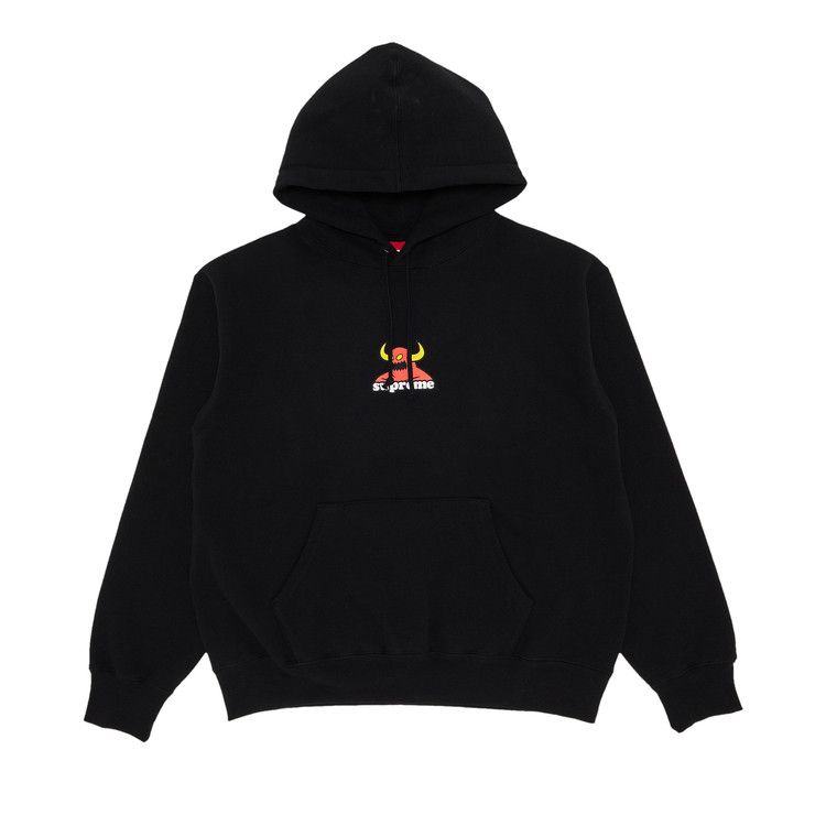 Buy Supreme x Toy Machine Hooded Sweatshirt 'Black 