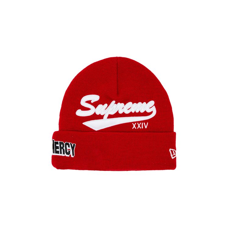 Buy Supreme x New Era Salvation Beanie 'Red' - SS24BN12 RED