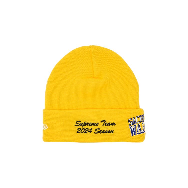 Buy Supreme x New Era Salvation Beanie 'Gold' - SS24BN12