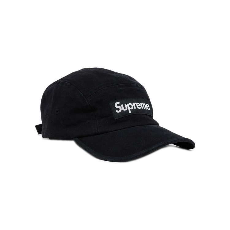Buy Supreme Washed Canvas Camp Cap 'Black' - SS24H34 BLACK | GOAT