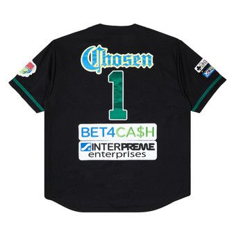 Buy Supreme Chosen One Baseball Jersey 'Black' - SS24KN29 BLACK | GOAT