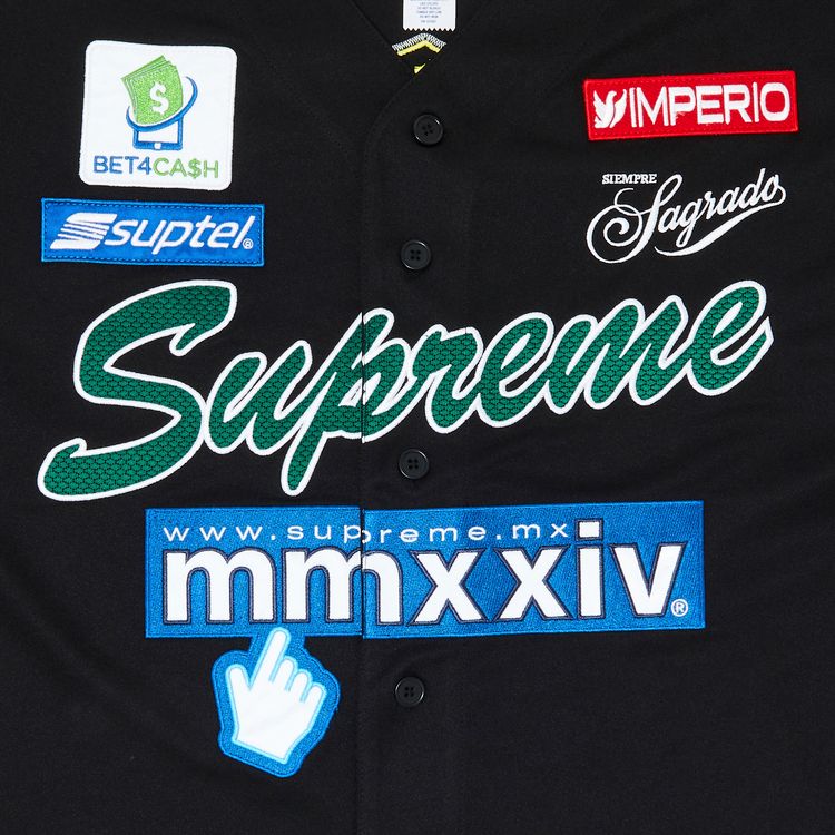 Supreme Chosen One Baseball Jersey 'Black'
