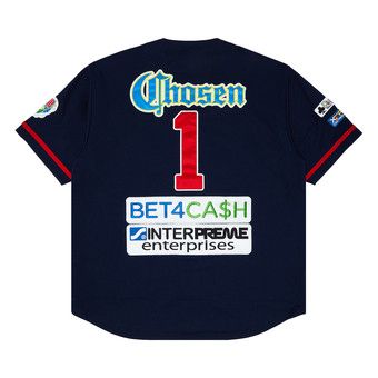 Buy Supreme Chosen One Baseball Jersey 'Navy' - SS24KN29 NAVY | GOAT
