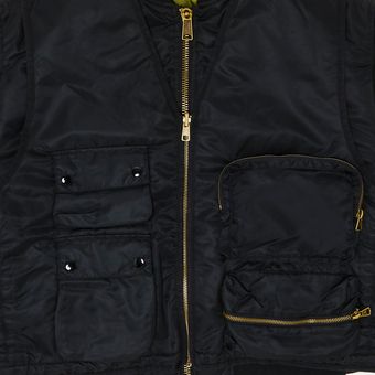 Buy Supreme 2-In-1 MA-1 + Vest 'Black' - SS24J21 BLACK | GOAT