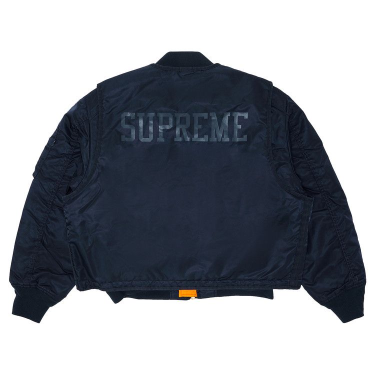 Buy Supreme 2-In-1 MA-1 + Vest 'Navy' - SS24J21 NAVY | GOAT