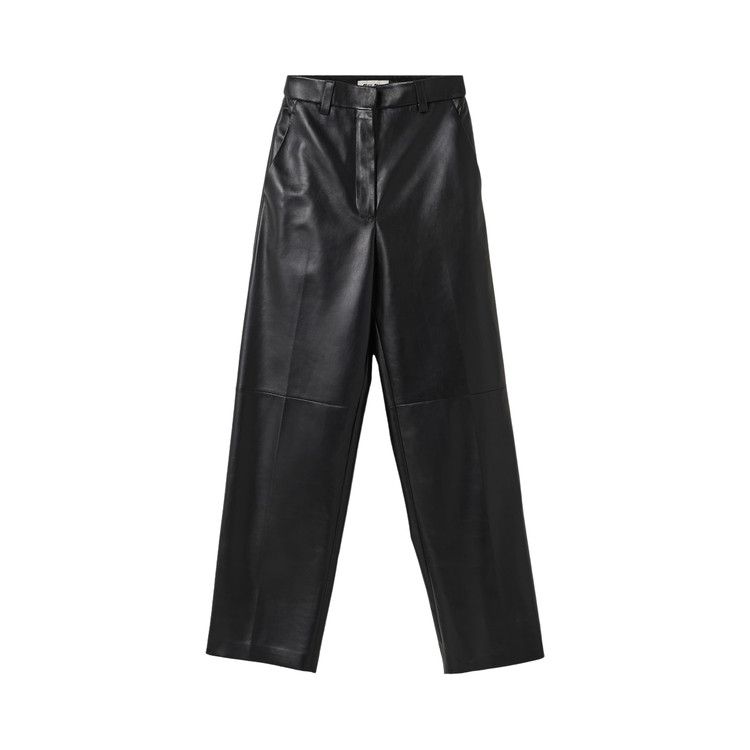Buy Miu Miu Leather Pants 'Black' - MPP388 14B8 F0002 | GOAT