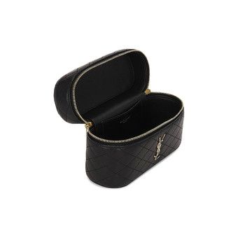 SAINT LAURENT PARIS|CROSSBAGS (766731 1EL07 1000) Buy Saint Laurent Mini Gaby Vanity Bag 'Noir' - 766731 1EL07