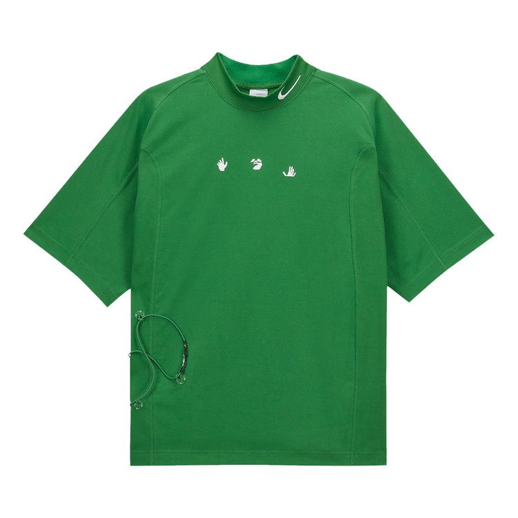 Nike X Off-White Shorts-Sleeve Top (Asia Sizing) Kelly Green/White
