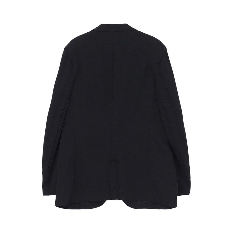 Buy Y's Wool Gabardine 3 Buttons Jacket 'Black' - MS J11 100 2 | GOAT