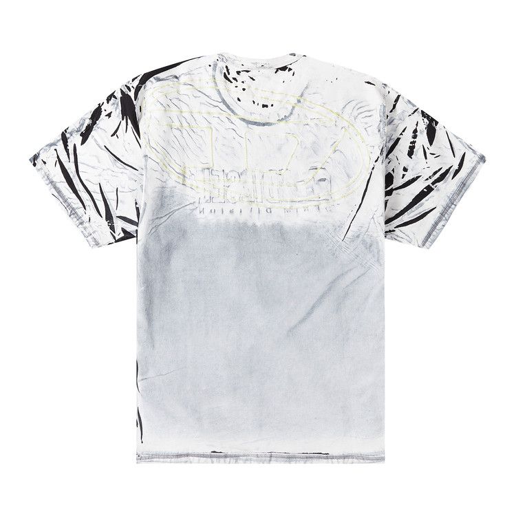 ★送関込み★ Diesel T-ox shirt Diesel T-ox White t-shirt with coating and double front logo