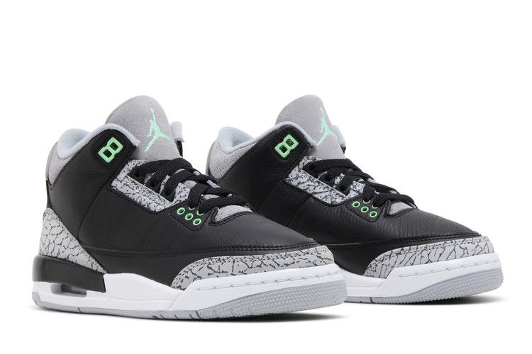 Air Jordan 3 RETRO Gs 'green Glow'