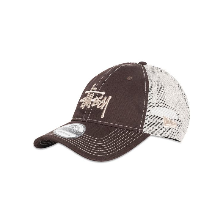 Buy Stussy New Era 9Twenty Basic Trucker 'Brown' - 1311126