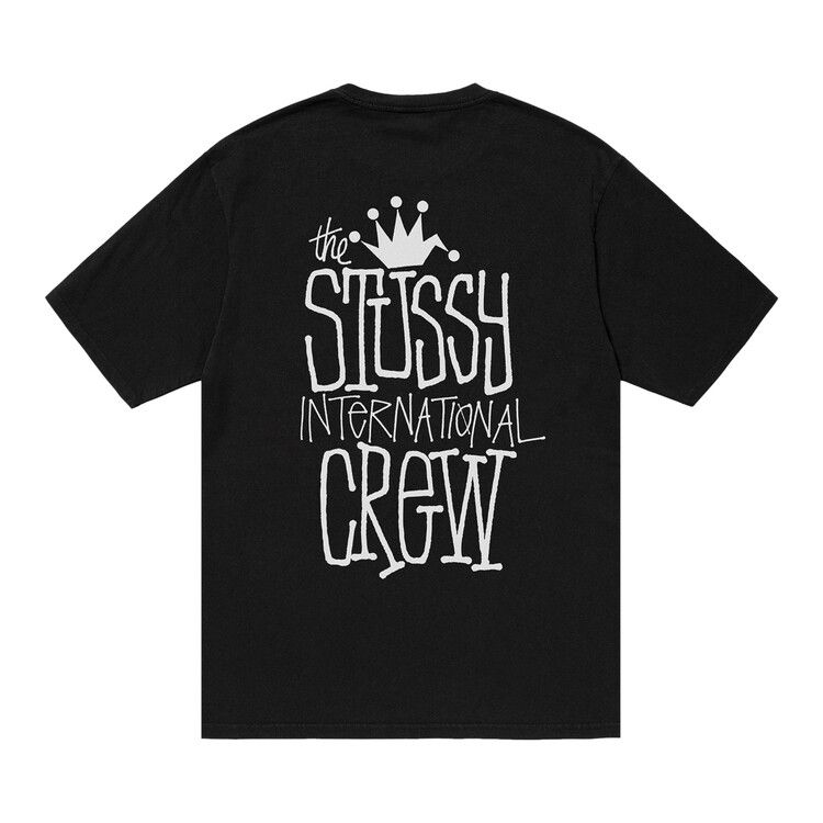 Buy Stussy Crown International Tee 'Black' - 1905043 BLAC | GOAT