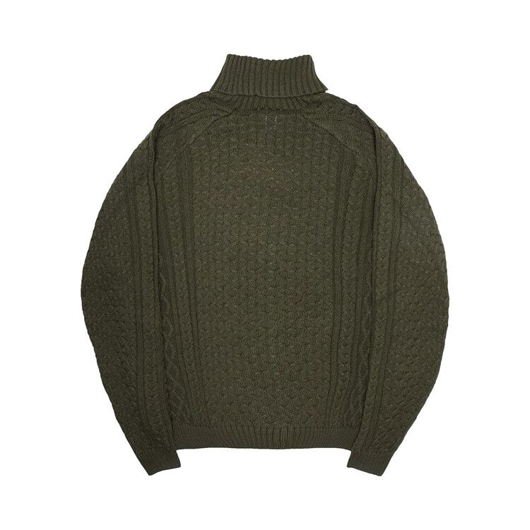 Nike Cable Knit Turtleneck Sweater 'Cargo Khaki' — foto 3