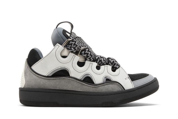 Buy Lanvin Curb Sneakers 'White Anthracite' - FM SKRK11 TONE
