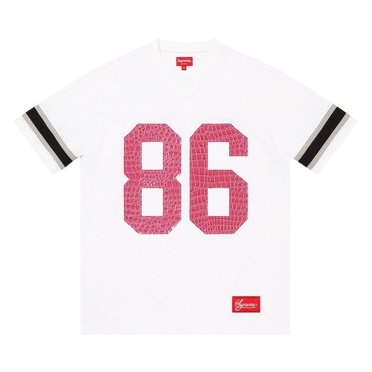 シュプリーム 22SS Faux Croc Football Jersey M Supreme Faux Croc Football Jersey (SS22) - $118