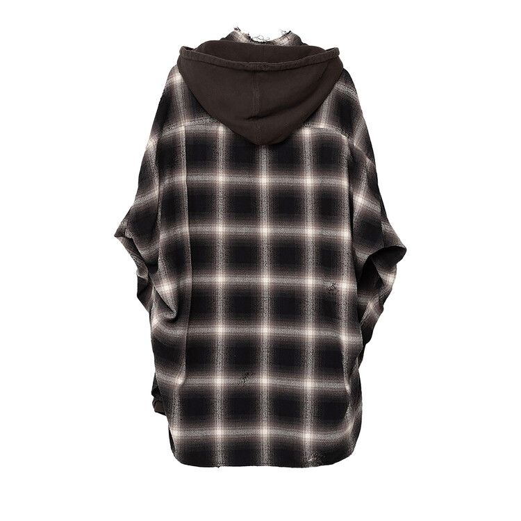 Buy Maison Mihara Yasuhiro Hooded Check Shirt 'Black' - J12SH074 