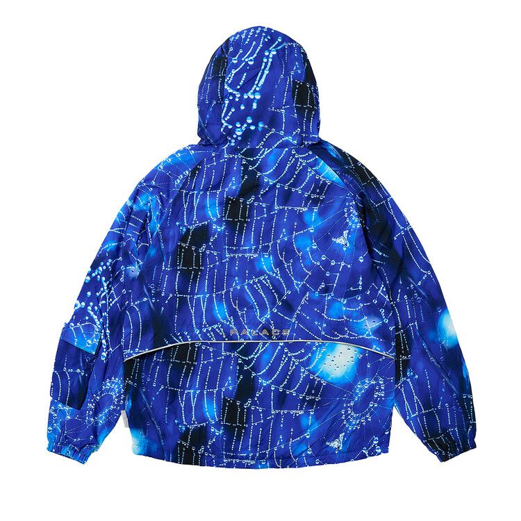 Palace Arc Shell Hooded Jacket 'Spider Web Blue'