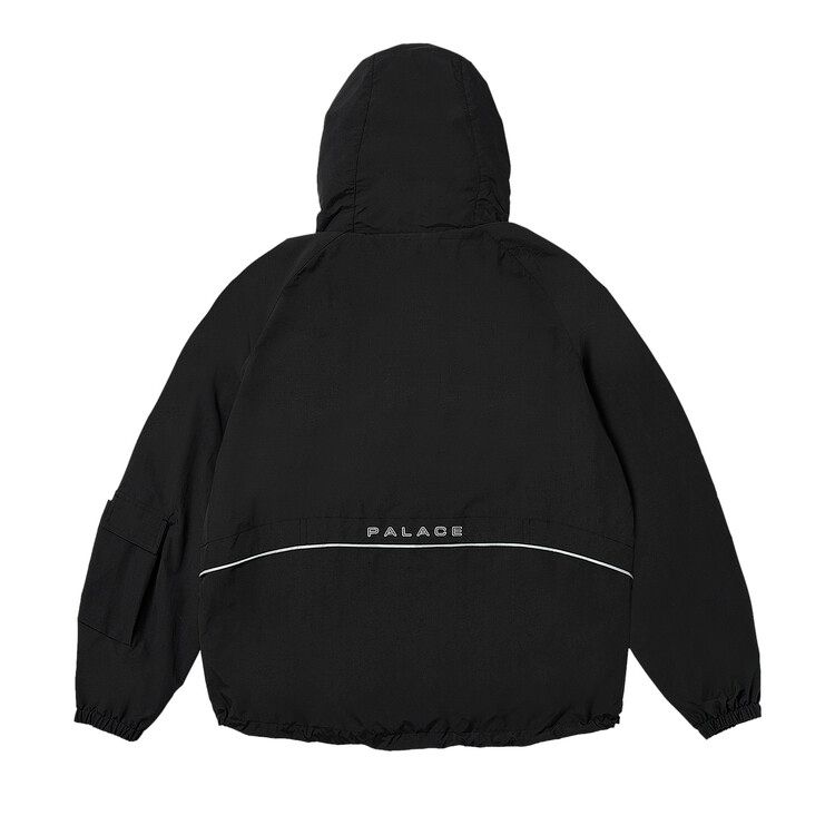 Buy Palace Arc Shell Hooded Jacket 'Black' - P26JK030 | GOAT