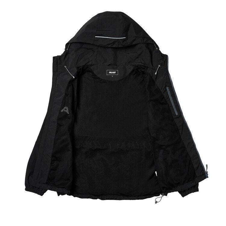 Buy Palace Arc Shell Hooded Jacket 'Black' - P26JK030 | GOAT