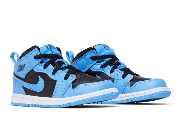 Air Jordan 1 Mid Td University Blue Black