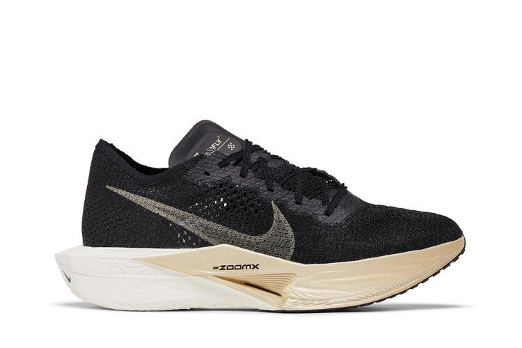Nike ZoomX Vaporfly 3 Black Metallic Gold Grain