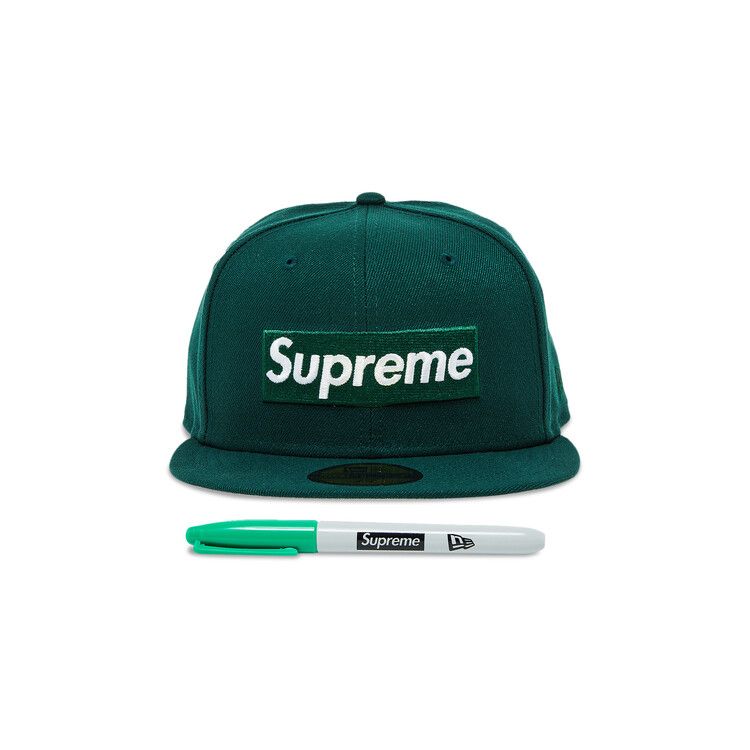 Buy Supreme Sharpie Box Logo New Era 'Dark Green' - SS24H6
