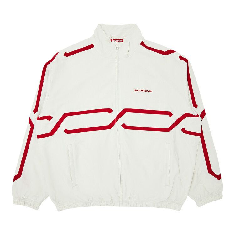 Supreme Inset Link Track Jacket 'Light Grey'