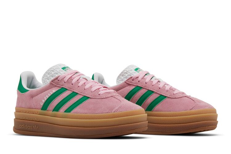Adidas Wmns Gazelle Bold 'true Pink Green'