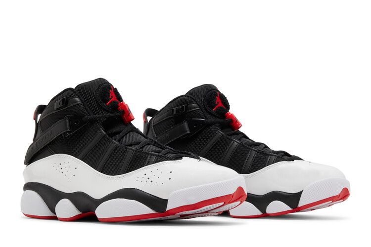 Air Jordan 6 Rings Black Varsity Red