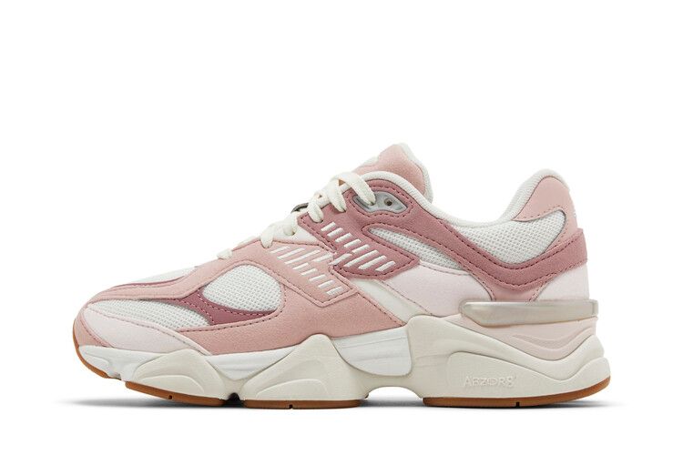 9060 Junior Rose Sugar Pink White Mesh Sneakers | Shop
