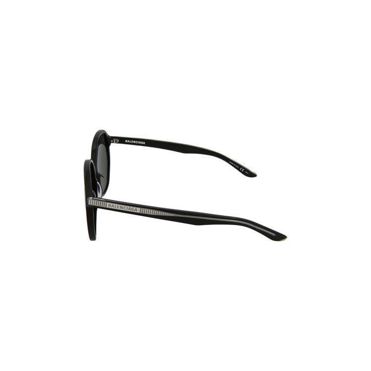 Balenciaga Hexagonal Sunglasses Black/Grey