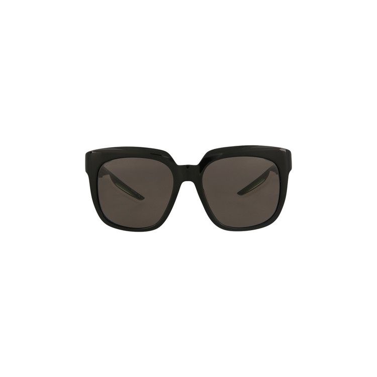 Balenciaga Square Sunglasses Black/Green/Grey